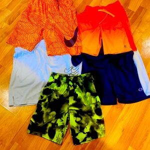 5 Boys size large shorts gently used